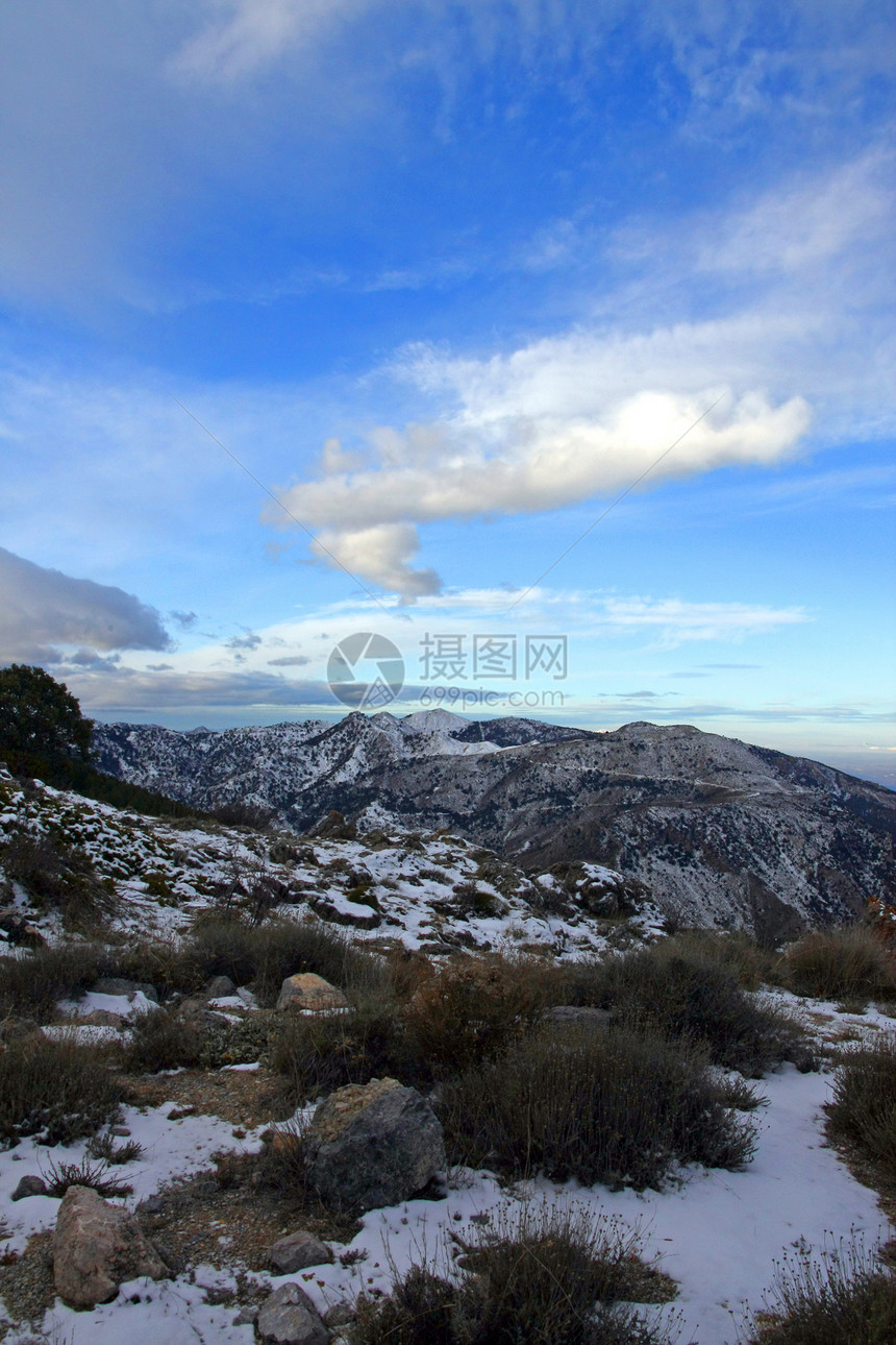 内华达山脉地貌图片