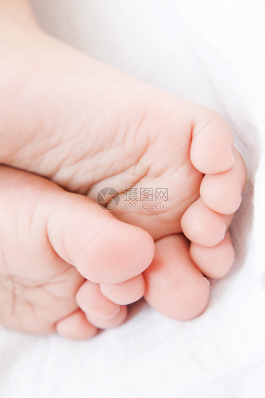 婴儿脚柔软度儿童脚趾生活宏观孩子童年白色赤脚新生图片
