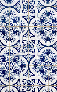 原形旧瓷砖陶瓷制品蓝色控制板工作正方形手工马赛克历史水泥背景图片