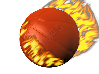 a 篮球点火背景图片