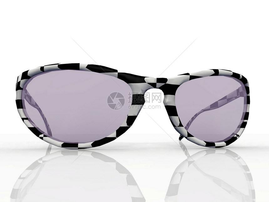 白色背景上的太阳镜数字配饰娱乐眼镜身体假期女性海滩眼睛图片
