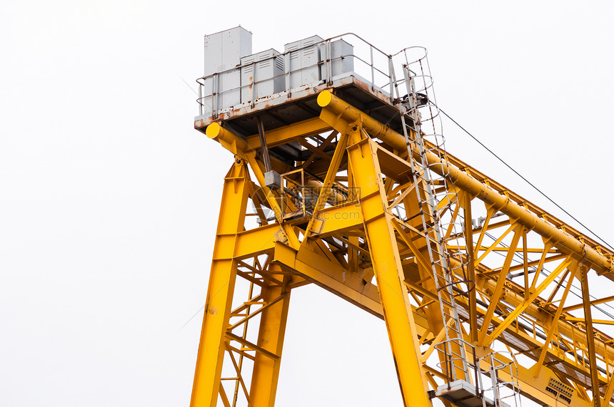 工业起重机对白机械力量绞盘机器金属吊装生长电梯技术工具图片