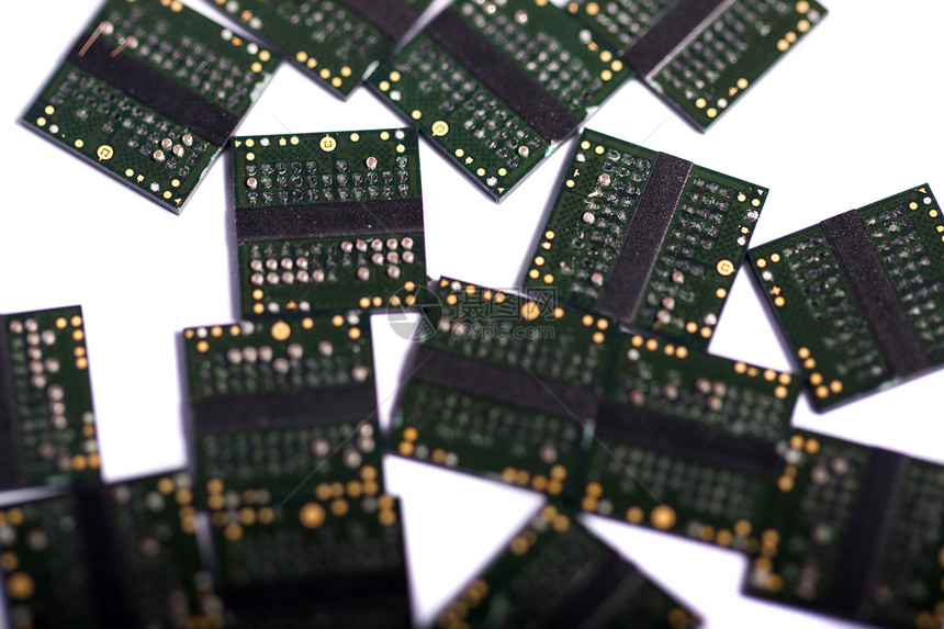 计算机存储芯片技术金子高科技记忆处理器电子产品黑色电脑电路数据图片