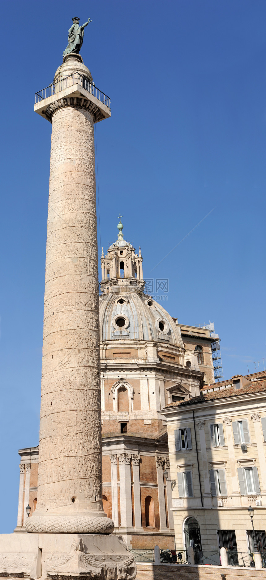 意大利罗马Traian专栏和论坛风格城市建筑学教会首都地方纪念碑历史旅游图片