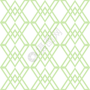 无缝时装几何图案正方形文化墙纸数字装饰品绿色网络纺织品插图白色背景图片