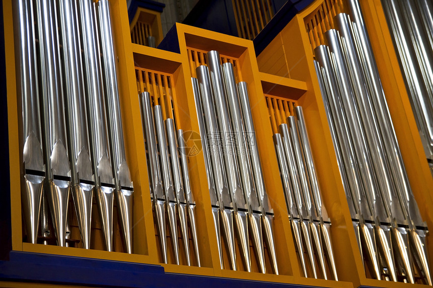 器官科学古董装饰乐器大教堂管子反射技术历史性教会图片