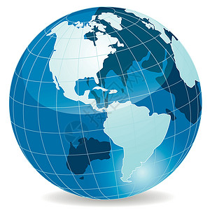 蓝色环球技术回收地球世界生态环境行星圆圈背景图片
