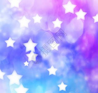 柔和微星光特效蓝色 紫色 星光背景背景