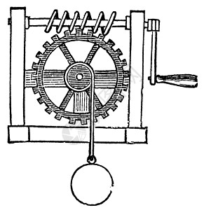 发条装置古老的科学高清图片