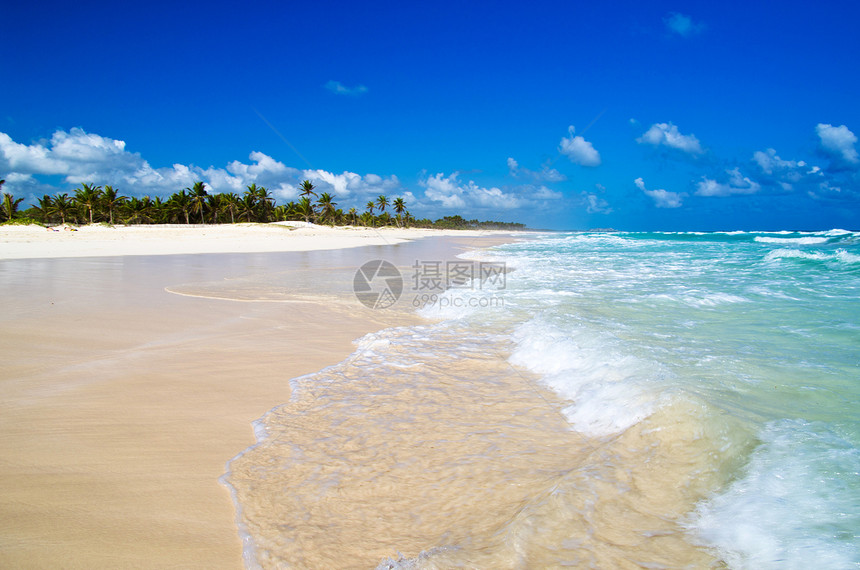 卡西比海滨海滩晴天海景海洋旅行太阳天空阳光支撑热带蓝色图片