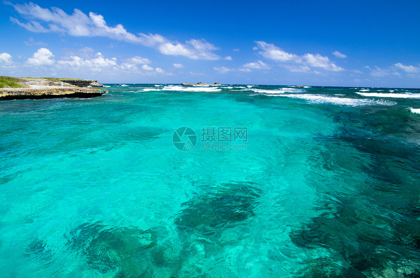 热带海洋海景海岸海浪阳光天堂假期蓝色旅行晴天冲浪图片