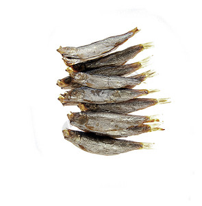 沙丁鱼食物宏观熏制白饵背景图片