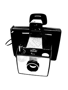 旧相机插图摄影白色背景图片