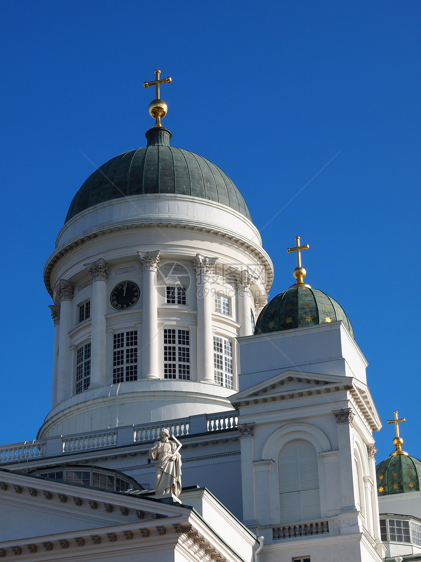 赫尔辛基大教堂宗教首都建筑天空教会白色雕像大教堂图片