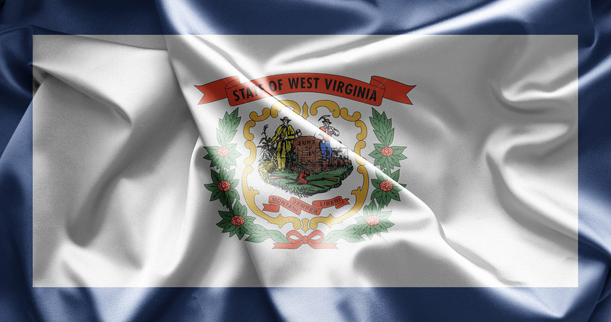 弗吉尼亚州插图旗帜图片