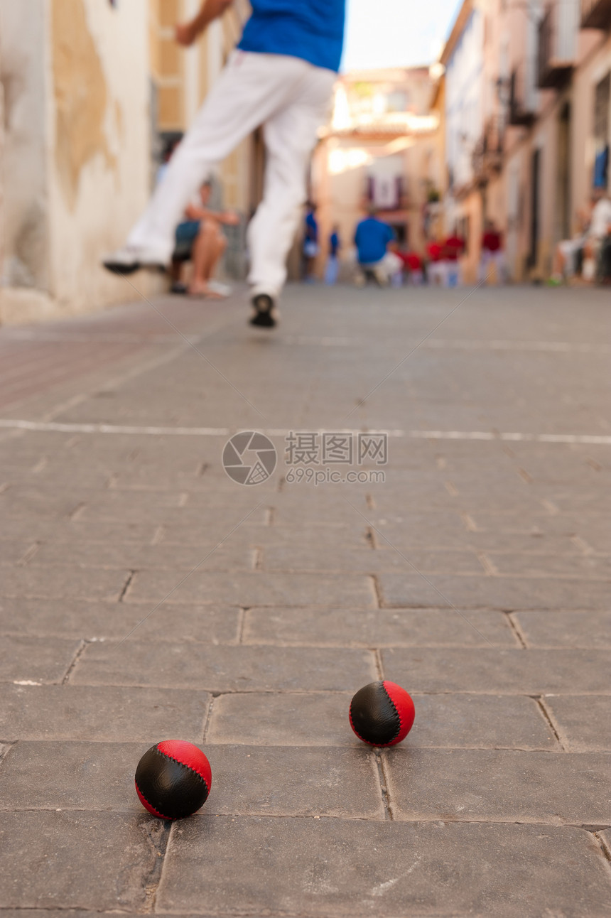 Pelota 匹配街道玩家球员传统运动员鹅卵石运动游戏皮革回力图片