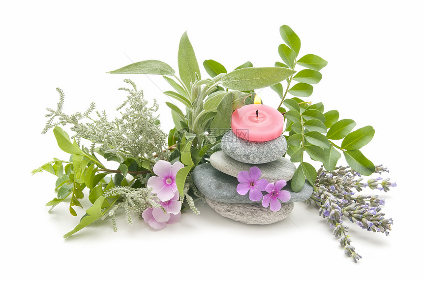 静水和静止生活香味草药香料洗澡芳香美容肥皂治疗花朵石头图片