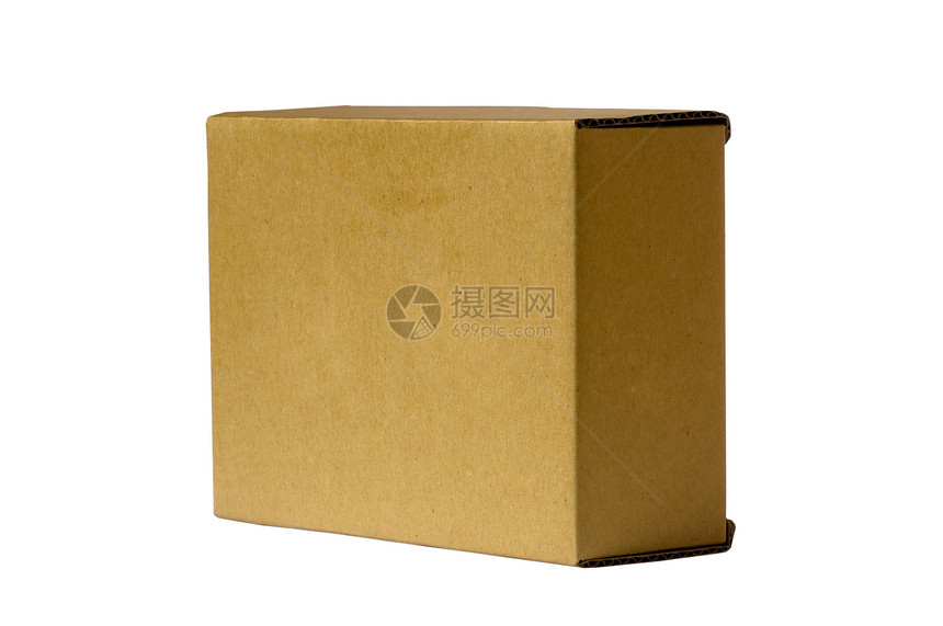 棕色框产品回收贮存礼物送货船运零售包装纸板商业图片