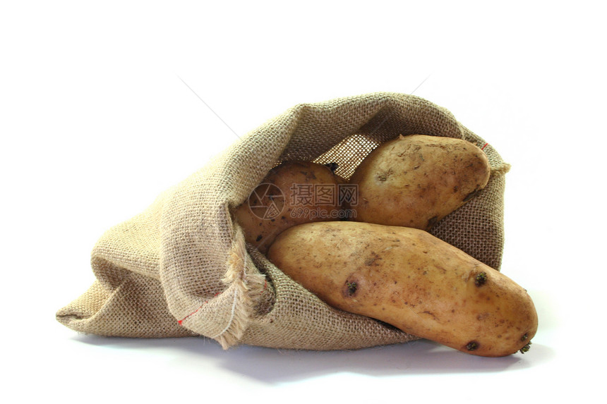 土豆袋土豆收成纤维蔬菜贮存厨房食物工作黄麻家族图片