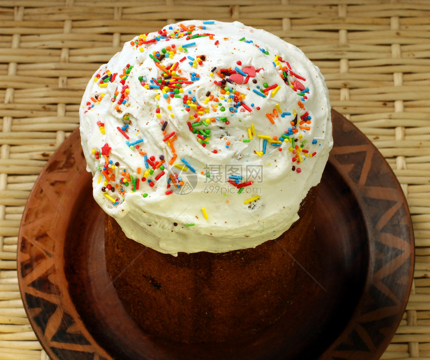 复活节蛋糕糕点香草面粉蛋糕庆典营养食物沙漠午餐小吃图片