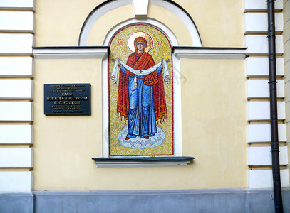 圣教母教堂 - 莫斯科高清图片