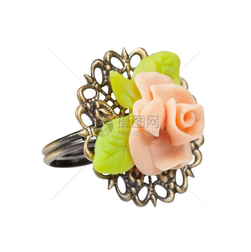 圆环微妙的玫瑰 材料塑料图片