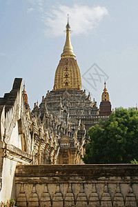 阿南达寺庙 巴根 缅甸 亚洲高清图片