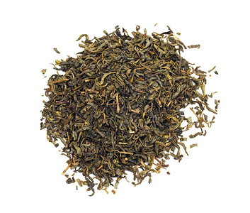 印度拉茶绿色茶叶孤立白饮料叶子草本植物种植园枝条植物宏观药品杯子食物背景