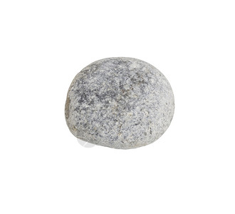 白底边的石头样本卵石白色瓦砾岩石圆形工作室椭圆形灰色宏观背景图片