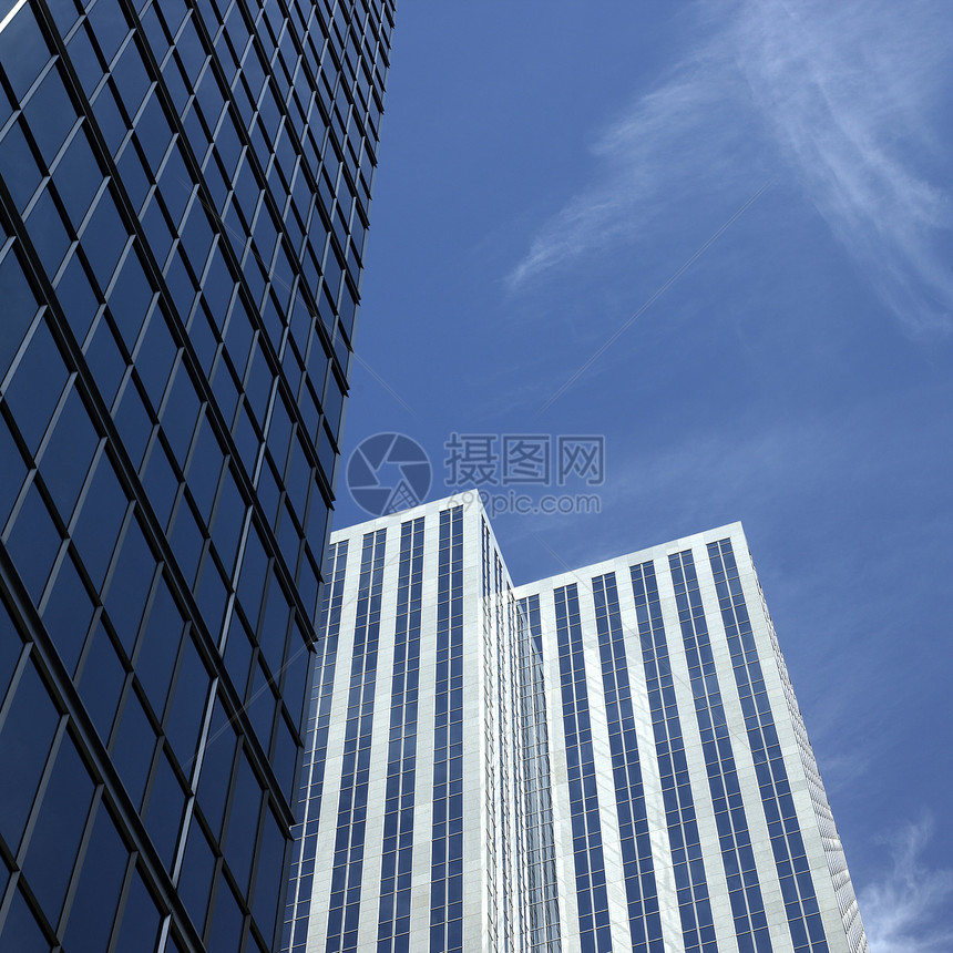 天空压台组织建筑学青色蓝色摩天大楼力量色调办公室成就顺序图片