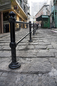 香港街景观市中心城市建筑场景旅游街道背景图片