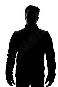 黑色的夹克男性身穿背心的光影男数字背景