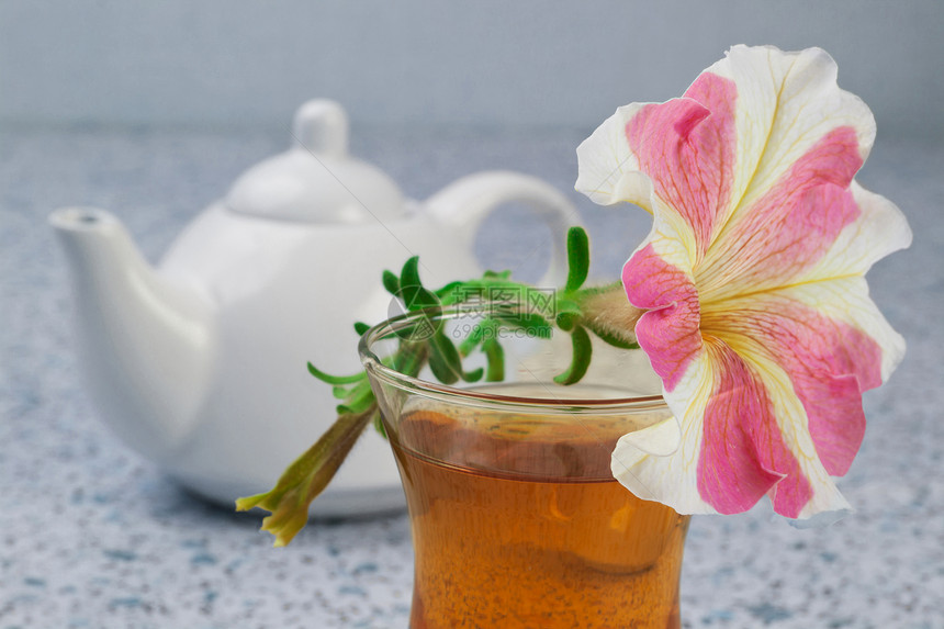 上午茶茶陶瓷草本植物食物美食叶子液体食品饮料草本树叶图片