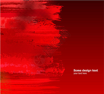 红色抽象颜料喷洒图示 后方格罗鲁背景图片