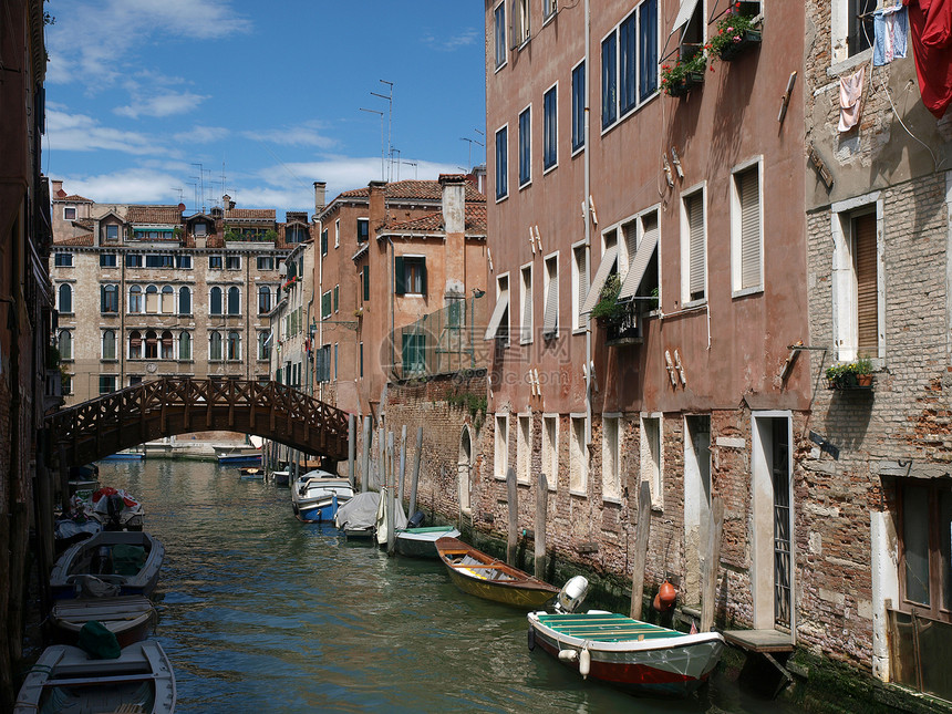 威尼斯旅游运河古董建筑学百叶窗窗户水路城市缆车建筑物图片