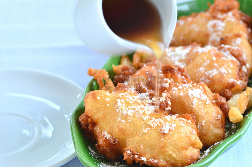 深炸薯片香蕉餐厅油炸蔬菜黄色食物香料糕点甜点热带营养图片