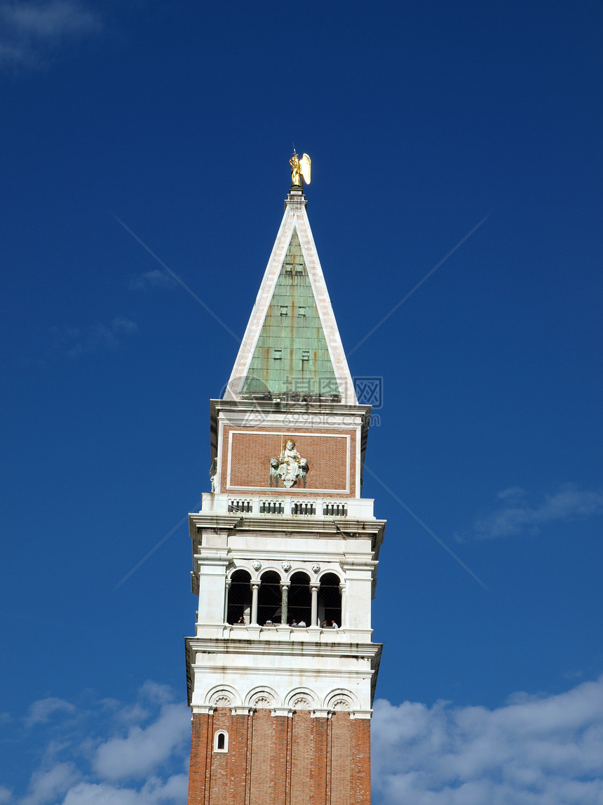 威尼斯圣马克塔天空广场旅行全景观光旅游建筑学大教堂建筑城市图片