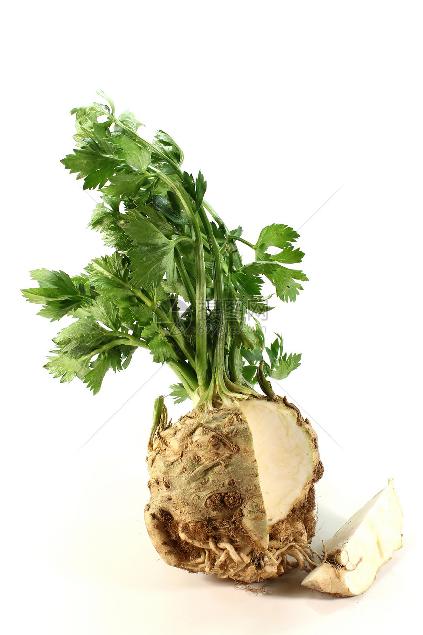 切菜食物块茎叶子白色芳香绿色根茎类饮食栽培市场图片