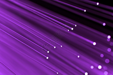 高高速技术概念辉光淡紫色技术光纤通讯光学金属电缆网络紫色背景图片