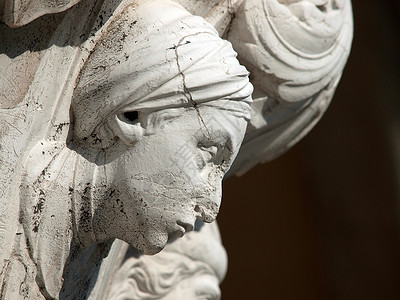 威尼斯  杜卡尔宫各纵列首府的独有美景工作拱廊首都女性艺术公爵宫殿广场雕塑宽慰背景图片