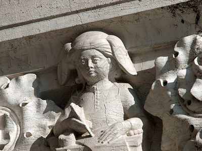 威尼斯  杜卡尔宫各纵列首府的独有美景首都宫殿公爵女性总督柱子雕塑艺术拱廊宽慰背景图片