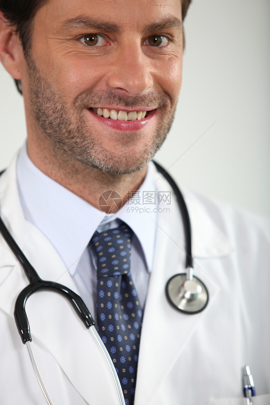 医生肖像外科医院男人衣领情况护士手术药房蓝色衬衫图片