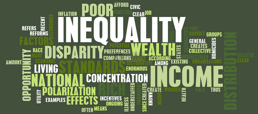 收入不平等国家危机经济社会标准专注倾斜富裕全球差距图片
