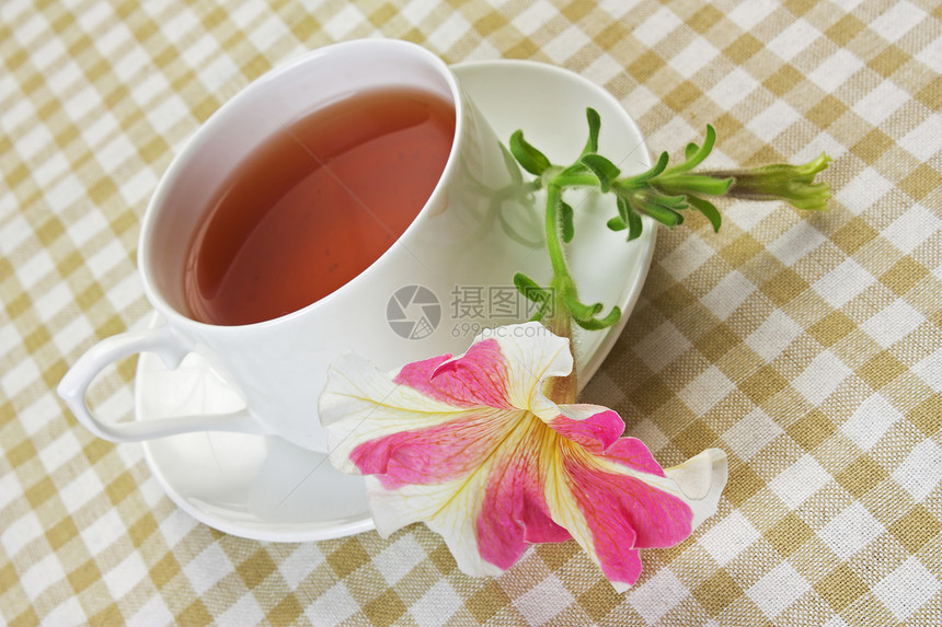 上午茶茶叶子陶瓷飞碟液体饮料食物草本早餐食品休息图片