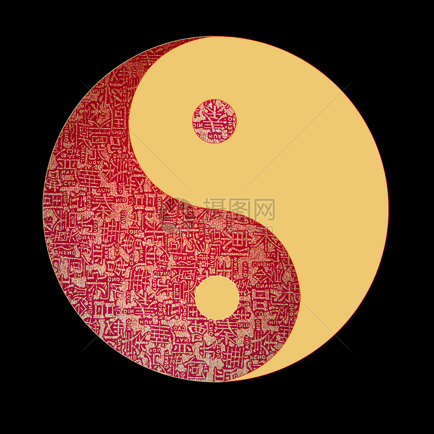 燕雅符号金子艺术哲学圆圈墙纸传统文化框架冥想平衡图片
