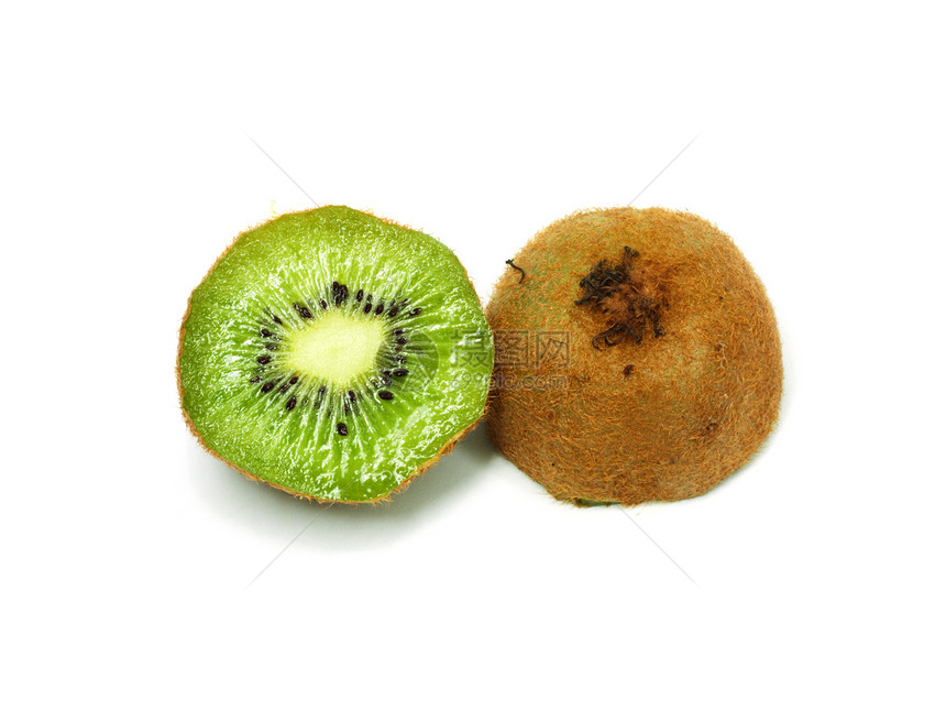 在白色背景上分离的新鲜木薯果实小吃皮肤甜点蔬菜营养植物水果热带奇异果果汁图片