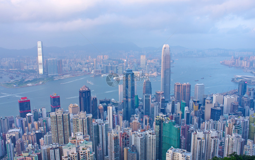中国香港滨海大楼中国香港中心码头房子景观场景风景建筑天际金融玻璃图片