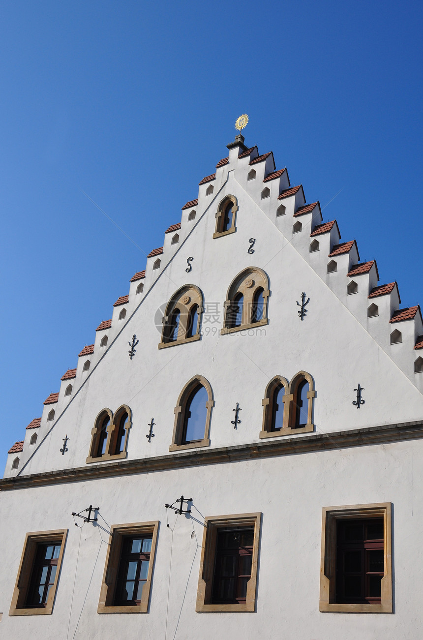 巴伐利亚州斯特劳宾的传统建筑图片