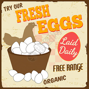 新鲜鸡蛋新旧海报高清图片