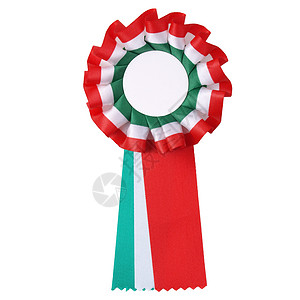 意大利白色红色标准国家空白绿色旗帜徽章背景图片